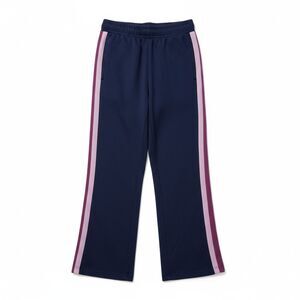 Girls Active Pants Size 7/8 by Ideology – Navy with Pink & Purple Side Stripes